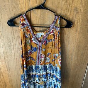 Floral Bohemian Maxi Dress